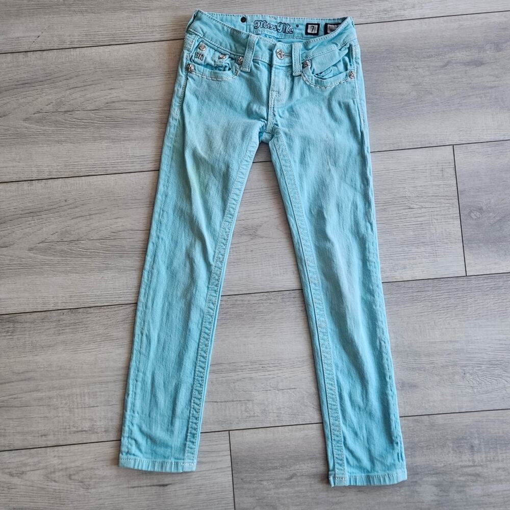 Miss Me Light Blue Girl's Jeans